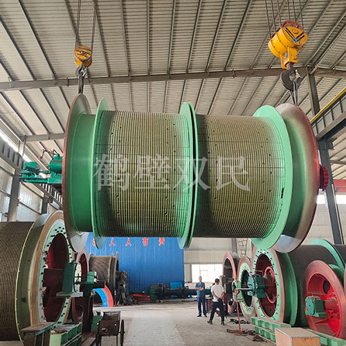 雙筒2米單繩纏繞式礦井提升機(jī)發(fā)貨！